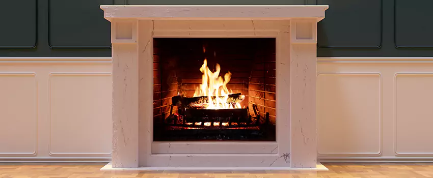 Decorative Electric Fireplace Installation in Westbrook, Maine
