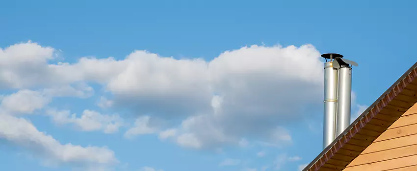 Chimney Metal Flue Installation in Westbrook, Maine