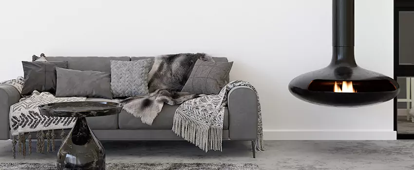 Circular Hanging Fireplace Installation Services in Westbrook, ME