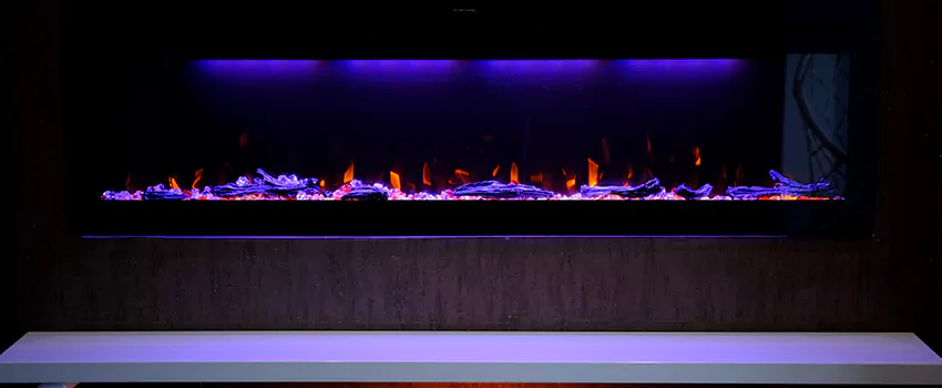 Dynamic Flame Color Fireplace Installation in Westbrook, ME